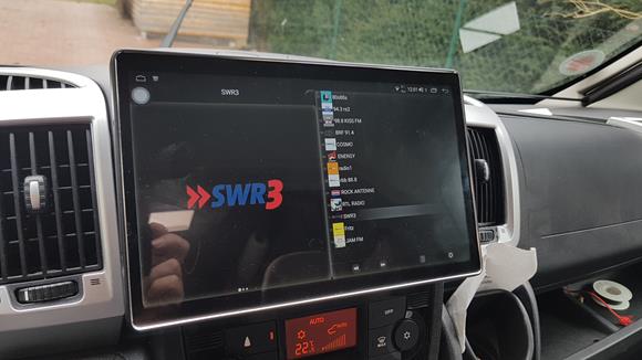 MediaCenter Joying im Ducato einbauen 25 dab