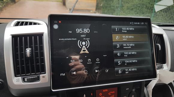 MediaCenter Joying im Ducato einbauen 24 radio