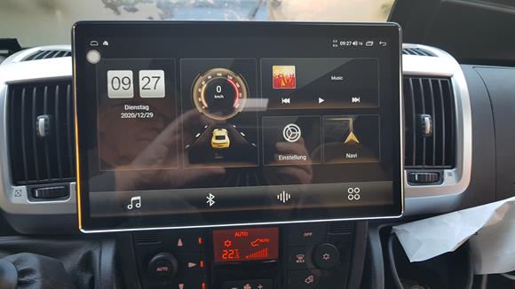 MediaCenter Joying im Ducato einbauen 21 startbildschirm