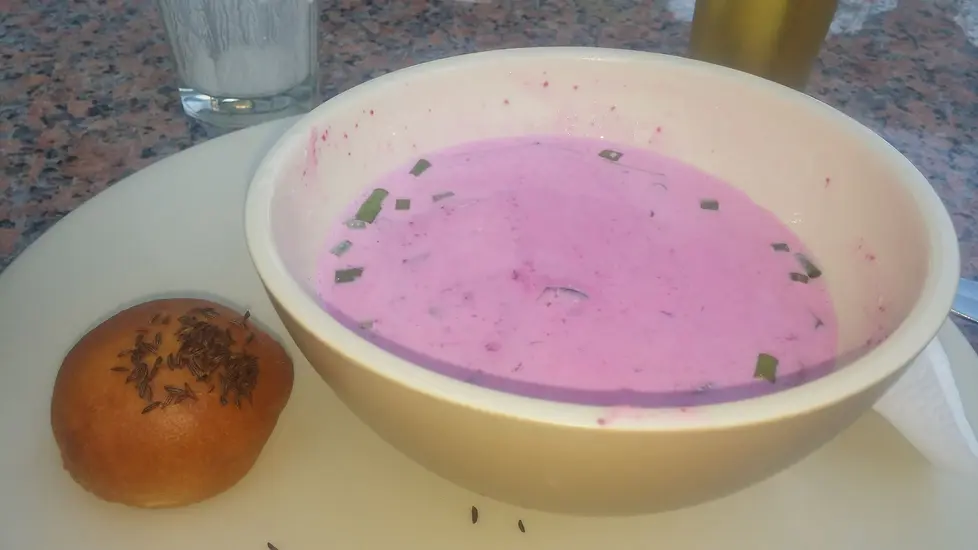 Nida- Die Kurische Nehrung 8 Rote Beete Suppe