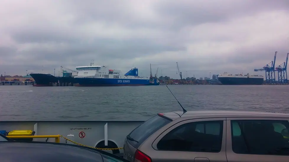 Mit der Fähre nach Klaipėda 8 Ankunft Klaipeda