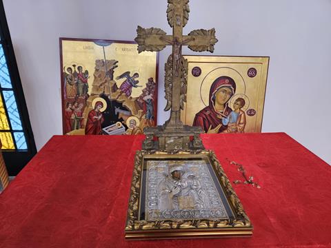 Shkodra - Eine Stadt der Gegensätze 26 Kirche Altar