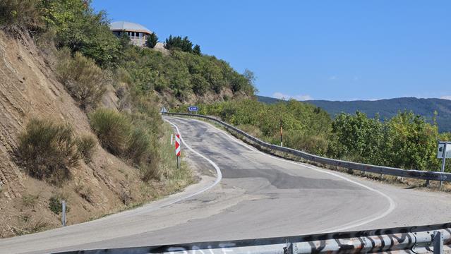 Steile Straße