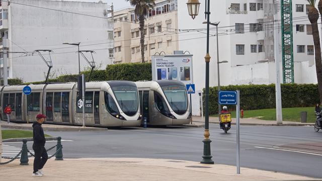 Königsstadt Rabat 20 Straßenbahn in Rabat