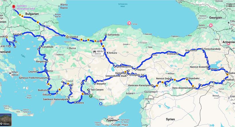 Ab in den Frühling 1 Tour Chalkidi Turkey r 1