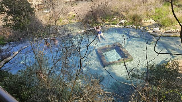 Die Thermalquellen von Eleftheres