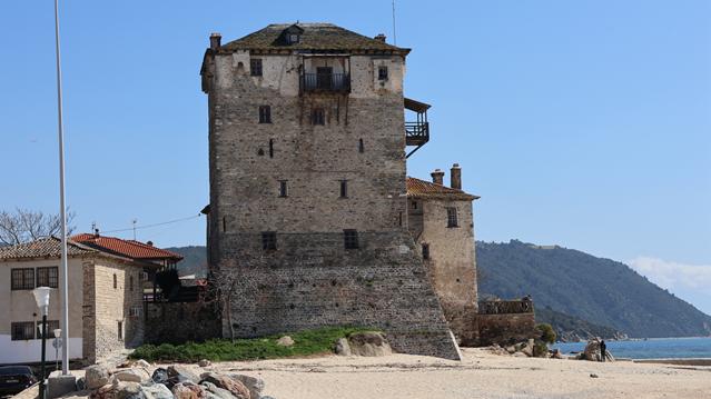 Turm auf Athos